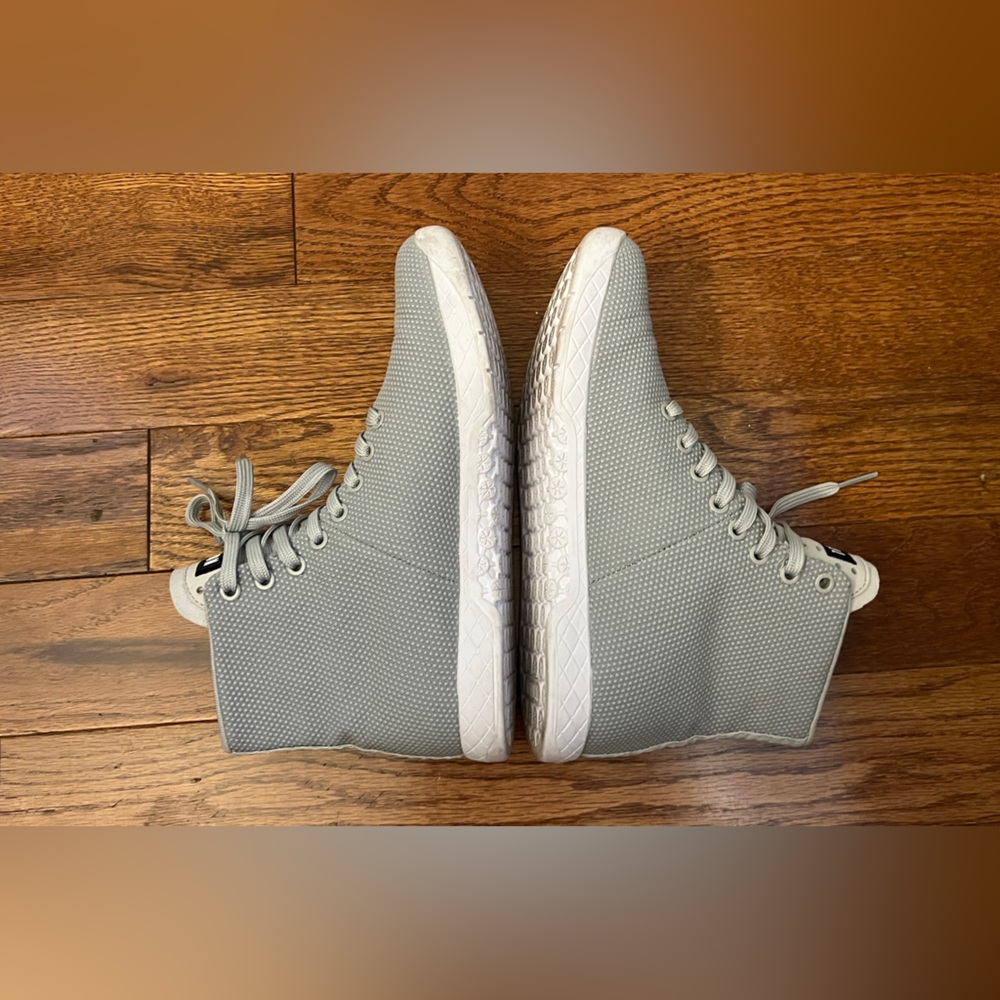 NOBULL Outwork Shoes Gray High Top Training Lifting Gym Sneakers Sz M 7.5 W 9 - Picture 3 of 9